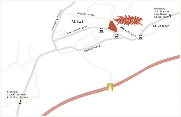 Im Farnen - Lageplan